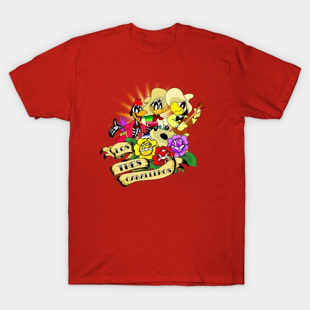 los tres caballeros T-Shirt by oria